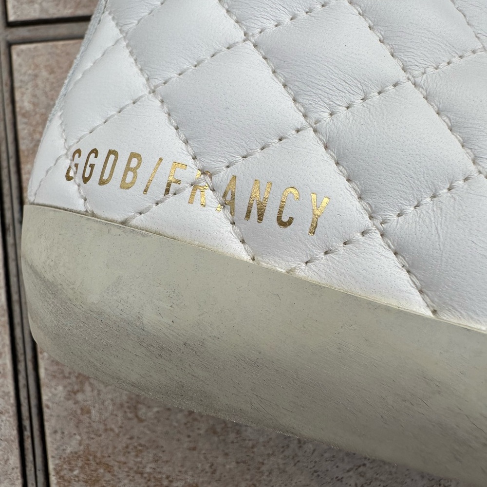 Golden Goose Francy Leather high top lace up shoes size 37 - Picture 8 of 14
